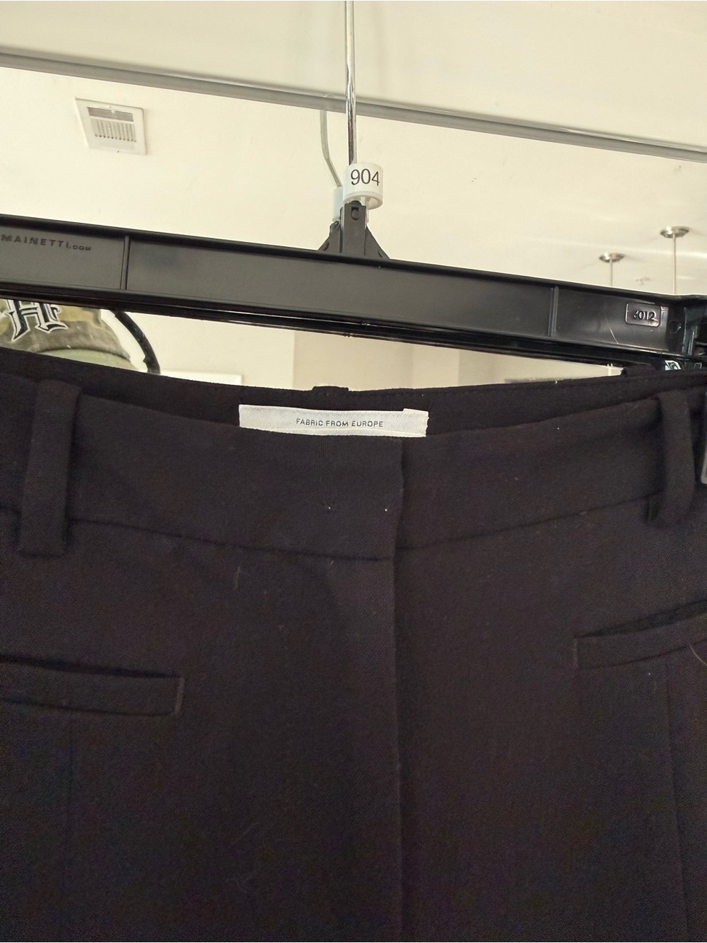 Veronika Maine Women’s Black Tailored Straight Leg Trousers Pants Size 8 - Picture 3 of 6